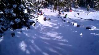 Sunriver Sledding 2011 (Train Sled)