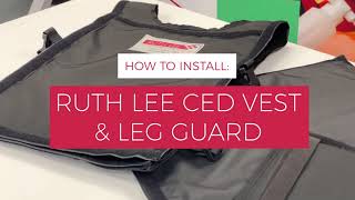 Ruth Lee Ced Training Vest And Leg Guard - How To Install On A Manikin