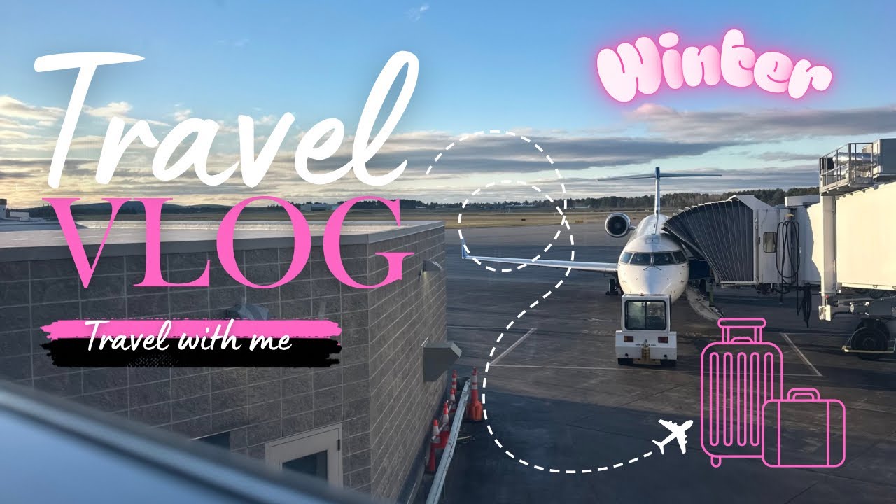 My First Winter in the US 🥶❄️ Travel With Me To a New State🎉✈️ 