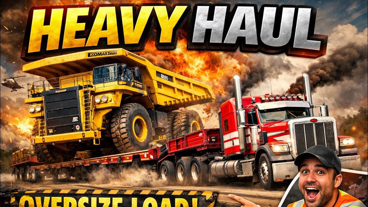 Heavy Haul Trucking Experience in Truck Simulator Game | World’s Heaviest Oversized Load Transport 😱