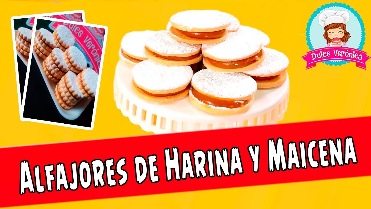 Alfajores de Harina y Maicena - Dulce Verónica