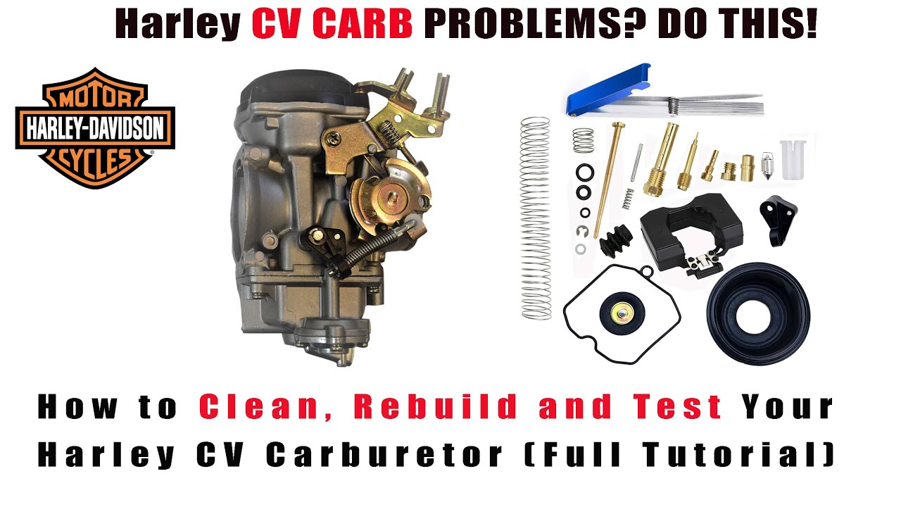 How to Clean, Rebuild and Test Your Harley CV Carburetor (Full Tutorial ...