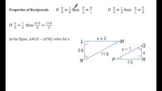 Unit 7 Section 1 Radicals, Ratios, and Proportions