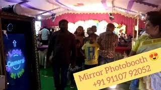 Mirror Photobooth | Mirror Selfiebooth in Hyderabad 😍| For Bookings Call +91 91107 92052