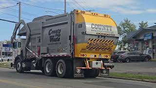 County Waste Garbage Disposal Peterbuilt McNeilus Front Loader #928