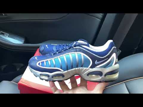 Nike Air Max Tailwind 4 Blue Void Metallic Silver shoes