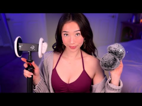 ASMR Can I Play With Your Ears? 🤭 3Dio Practice w/ ear cupping, brushing, sloth sponge, & whispers