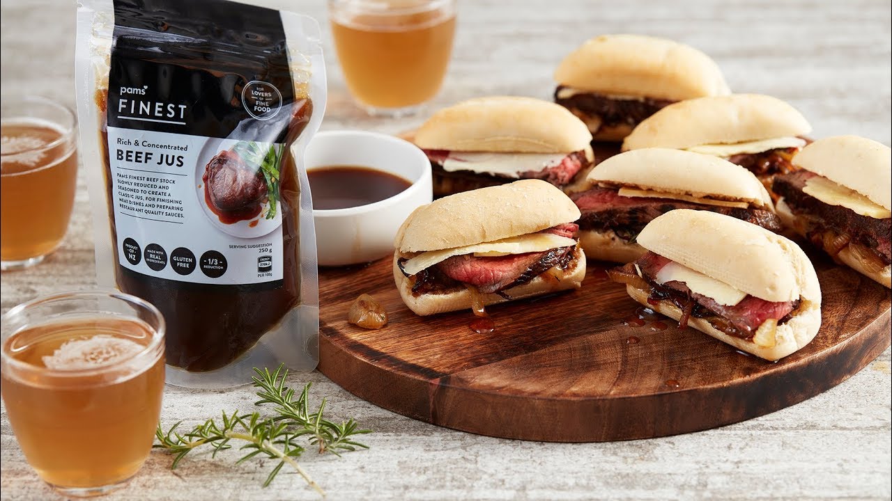 Saucy Hot Beef Party Rolls Recipe | Pams - YouTube