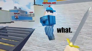 weird backstab moment