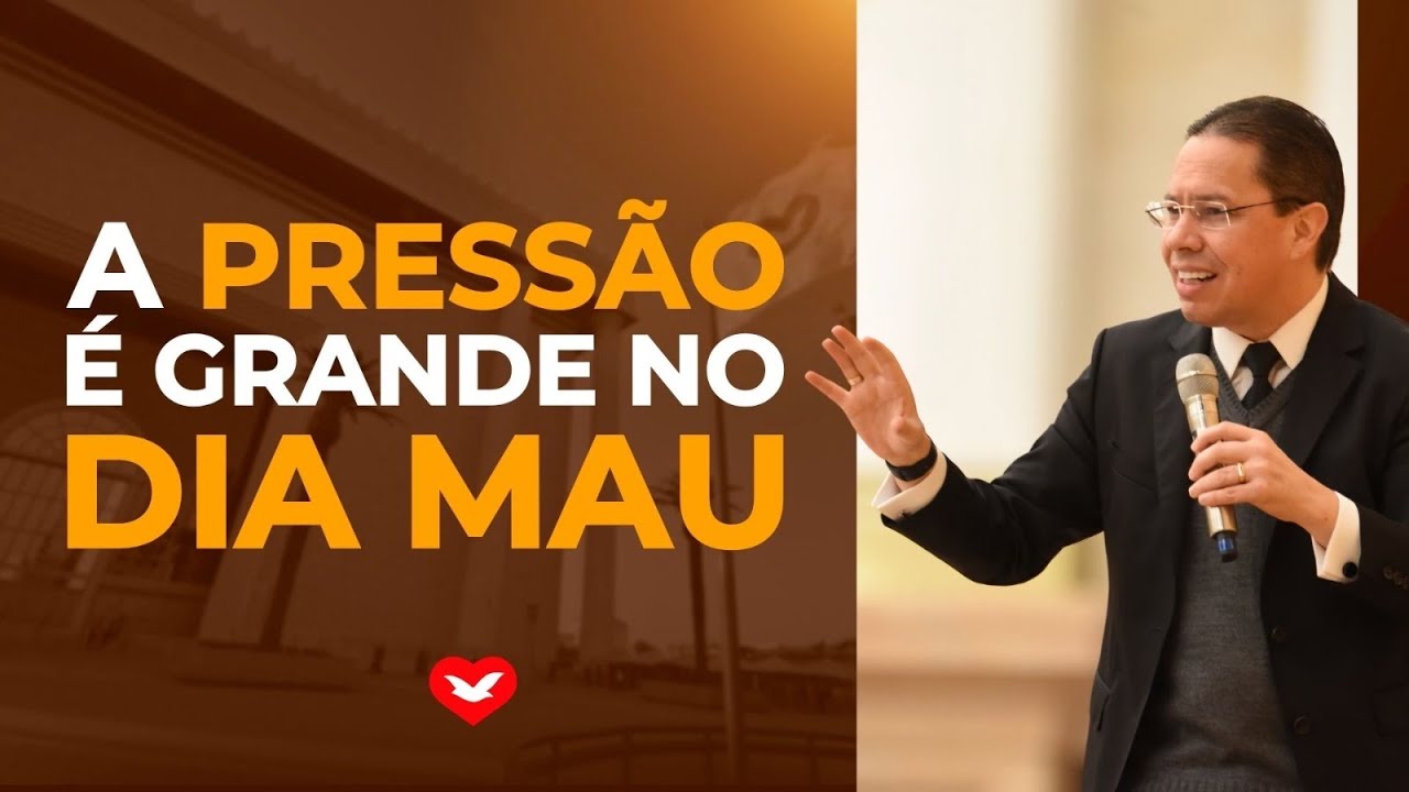 A pressão é grande no dia mau | Bispo Jadson Santos