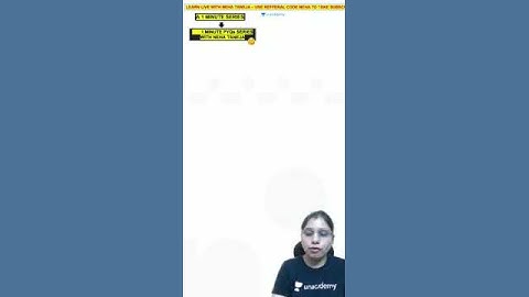 1 min PYQ series with Neha Taneja| Unacademy Live CSIR#shorts#neha#lifescience#unacademylivecsir#dbt