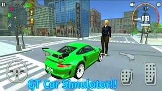 GT Car Simulator - Free Roam in Fun Car Games - Android Gameplay screenshot 1