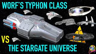 Worf's Secret Carrier Takes On Stargate - Star Trek Starship Battles