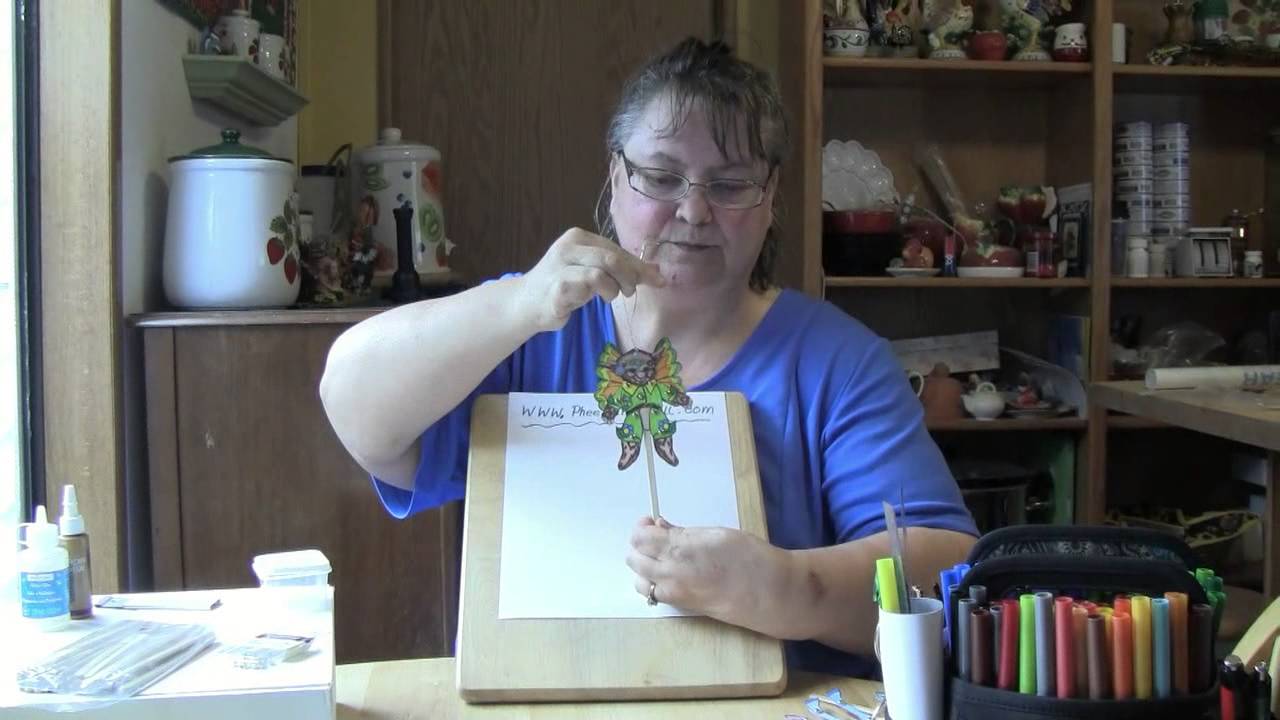 Phee McFaddell FREE Paper Puppet Templates Patterns - YouTube