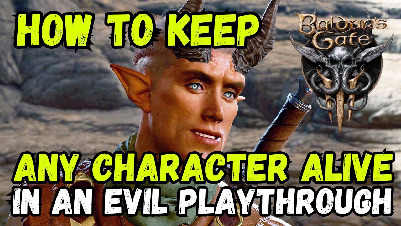 How To KEEP ANY CHARACTER ALIVE In An Evil Playthrough 💪🔥 Baldur’s Gate 3 Patch 8 Gameplay 