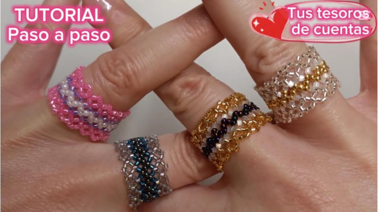 Tutorial anillo cautivador / precioso  /muy fácil / paso a paso