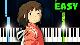 One Summers Day spirited Away  Easy Piano Tutorial