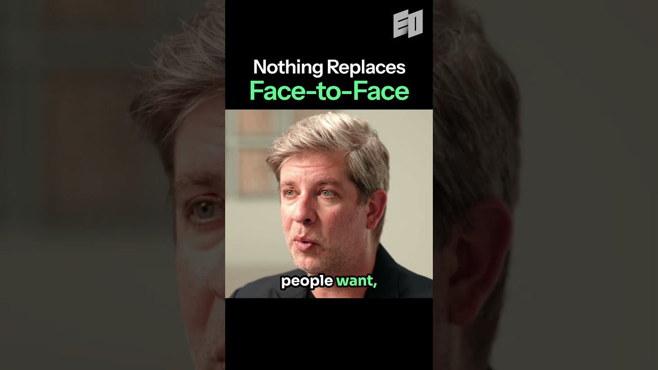 Nothing Replaces Face-to Face