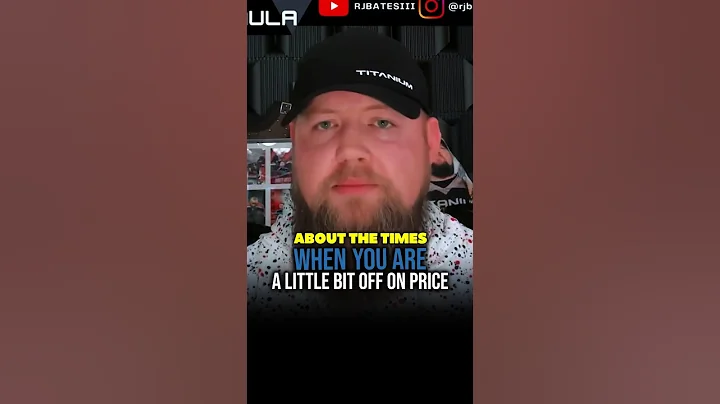 How to handle being slightly off on price #rjbatesiii #wholesalingrealestate #realestate #shorts