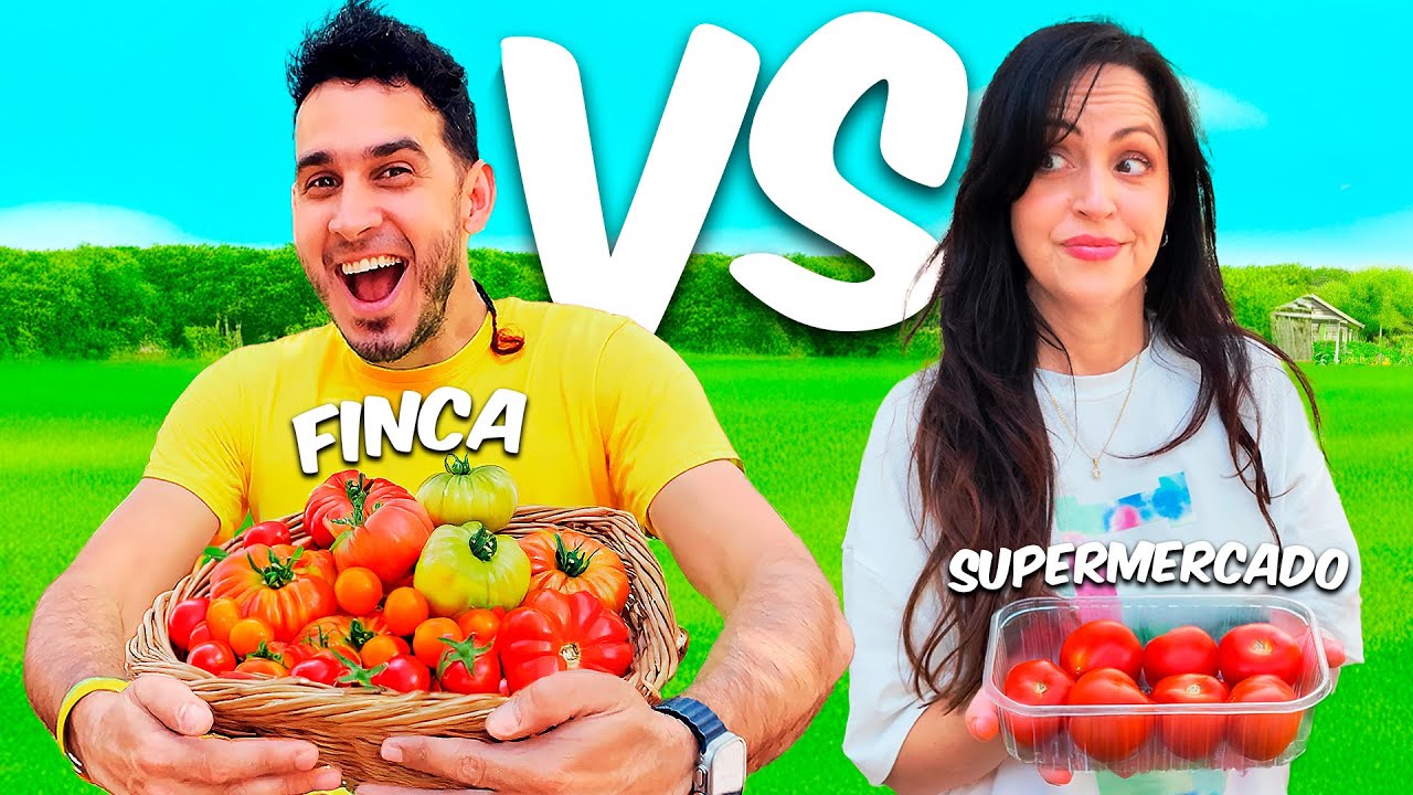 Mis Tomates VS Supermercado 🍅🔥 Cuál Sabe Mejor? 😝 La Finquita Bonita