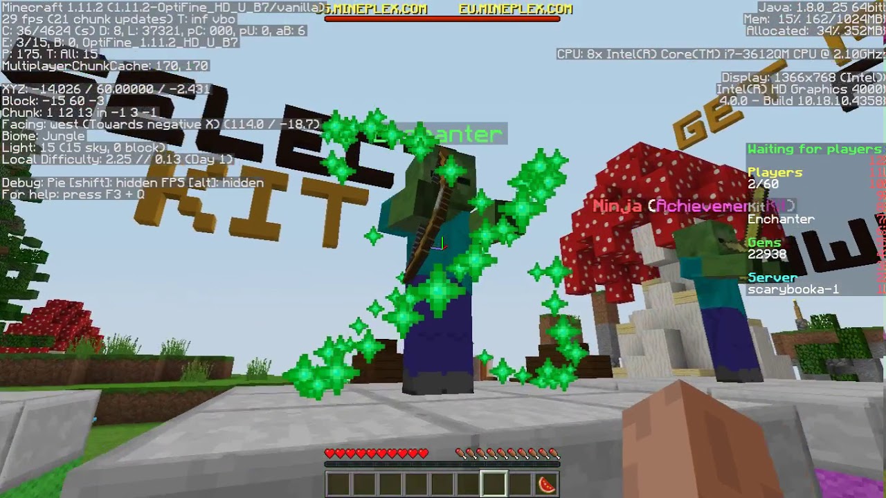 Minecraft mix server mix minigame #1 ฉลองปีใหม่ - YouTube