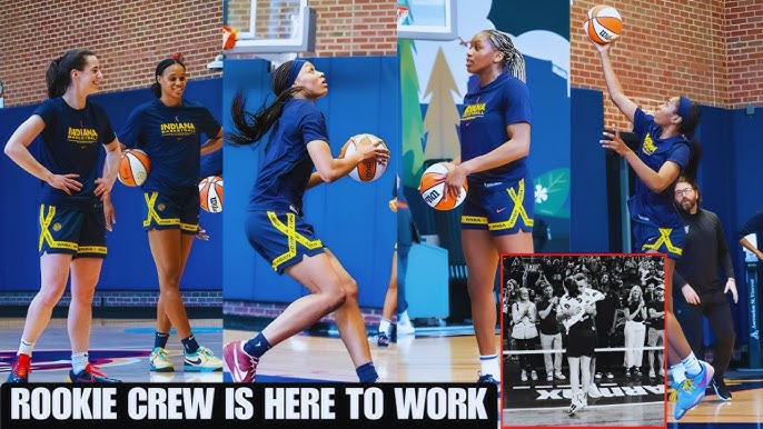 Caitlin Clark & Indiana Fever Rookies FIRST Workout: The Future Starts Now! - YouTube