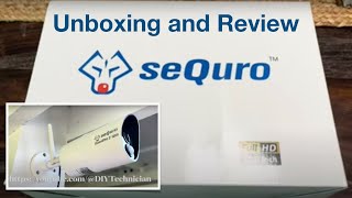 seQuro GuardPro 2 system Home Security Cam with Monitor Unboxing, Set Up and Review