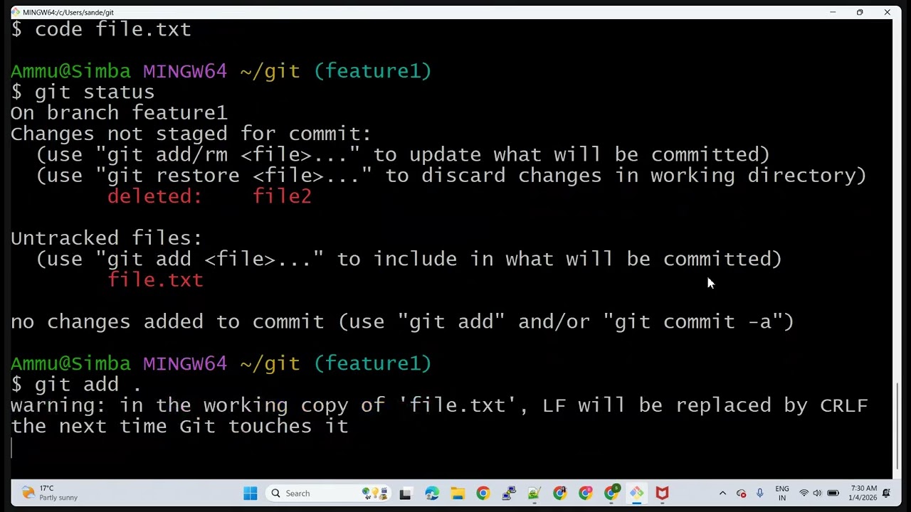 Git Merge, Git Rebase