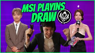 TIME FOR EU'S REVENGE - CAEDREL REACTS TO MSI PLAYINS DRAW