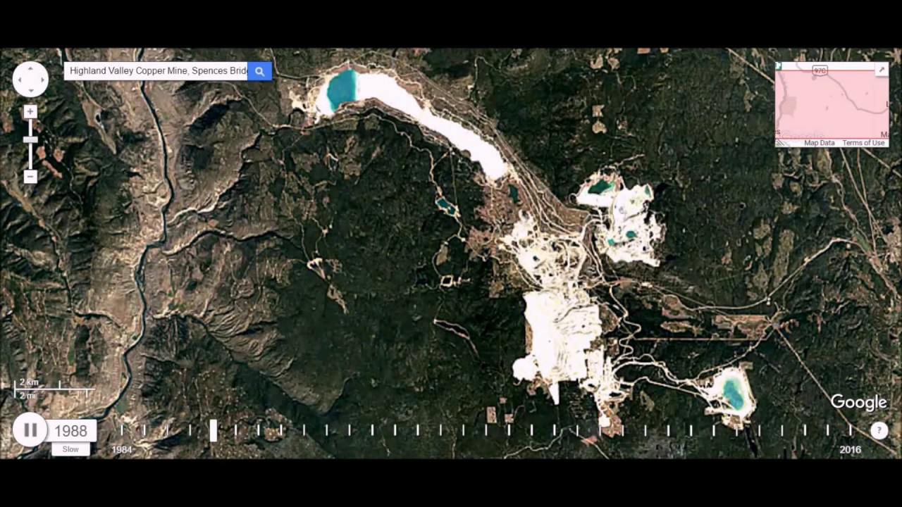 Highland Valley Copper Mine Time Lapse, Canada YouTube