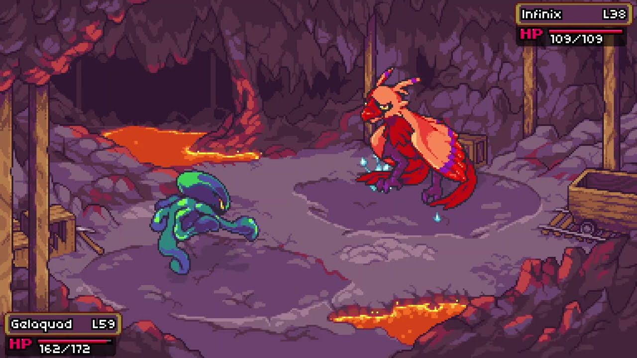 Coromon Full Version (From Demo)||•Gameplay at Vlamma  : •Beating Hozai the fire Titan