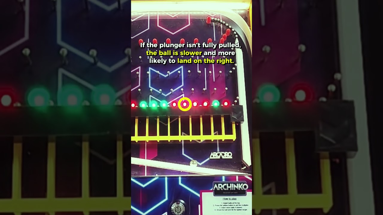 Half Pull or Full Pull!👀Which one are you going for?#archinko #arcademachine #arcadegames