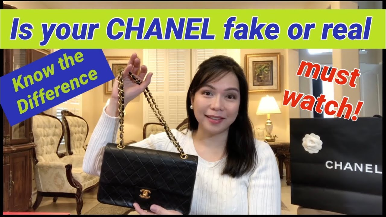 Chanel Medium Flap Real VS Fake ❌