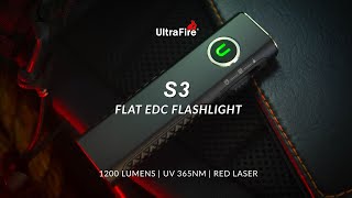 Illuminate Your World With Ultrafire S3 Edc Flat Flashlight