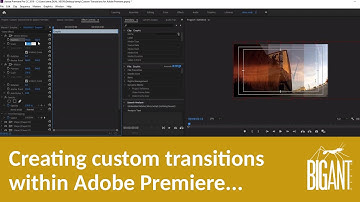 Create your own transitions in Adobe Premiere -  no plugins needed.