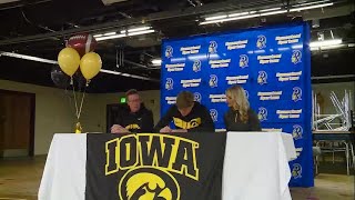 Grant Leeper full interview on signing with the University of Iowa football program
