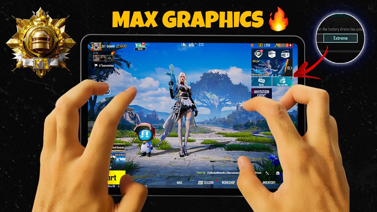 📲 iPad Pro M5 🔥 BGMI ULTRA HDR 60 FPS (Extreme) – NO LAG? Handcam Test