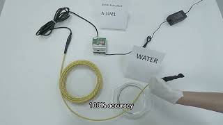 Location water leak sensor cable and controller, shows accurate leakage postion, IOT sensor