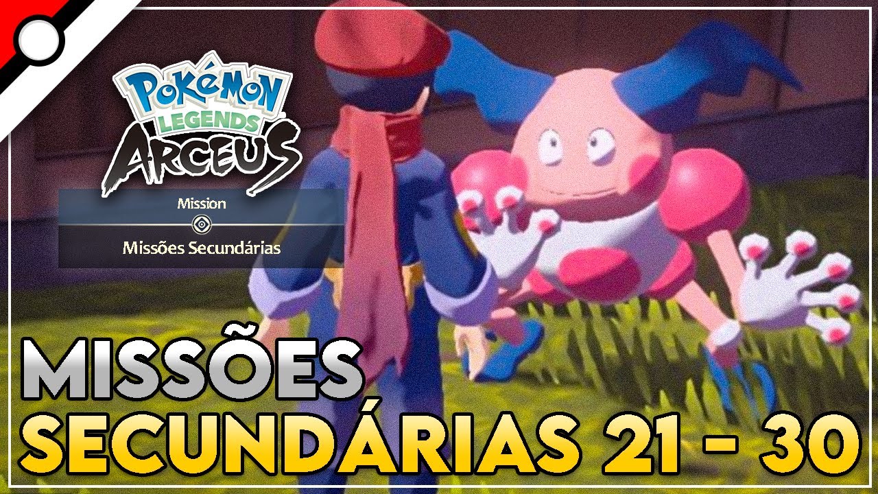 🙀 TODAS MISSÕES SECUNDÁRIAS - Pokémon Legends - Arceus 🎯21 - 30