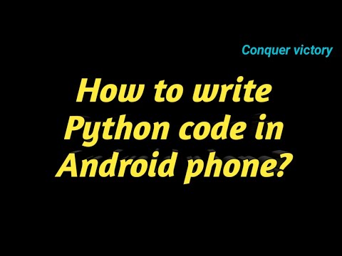# 7 Python Program in Mobile phone - Tamil