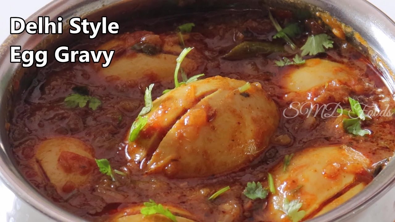 Delhi Style Egg Gravy Recipe / How to make Delhi style Egg Masala Curry Recipe