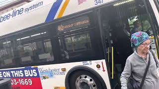 Bee-Line Bus New Flyer XDE60 Route 40 To MOUNT VERNON #347 MOUNT VERNON N COLUMBUS AVE & E LINCOLN