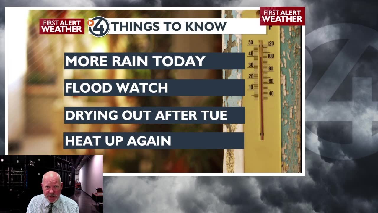 Another round of much needed rain for Monday - Mark - YouTube