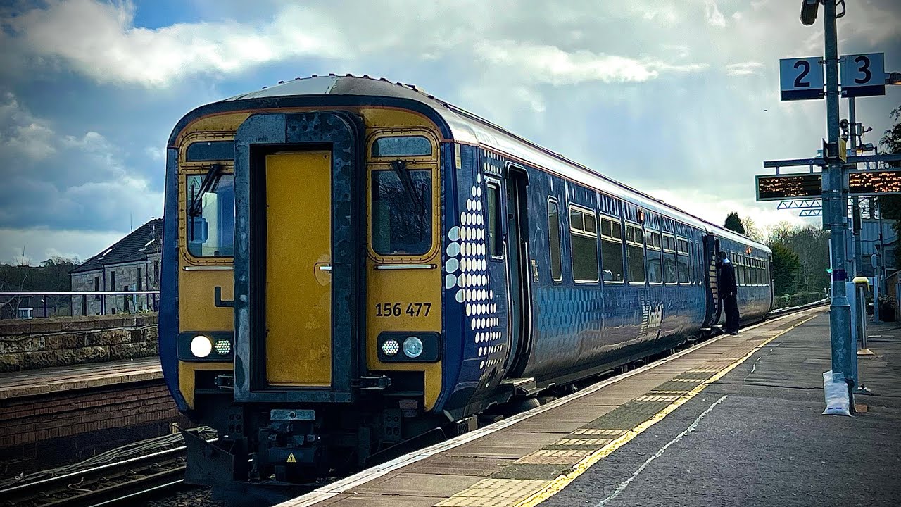 Class 156s on the Glasgow South Western Lines 2020 - 2023