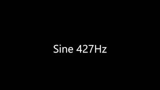 Sine 427Hz Audio Only