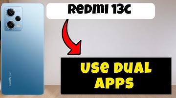 Use dual apps Redmi 13c || How to use dual apps || Dual apps settings || How to use dual apps option