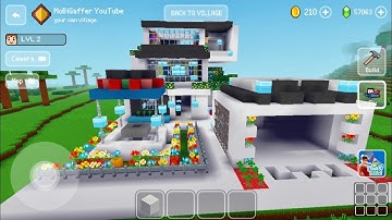 Block Craft 3D: Building Simulator Games For Free Gameplay#1060 (iOS & Android)| Big Modern House🏠