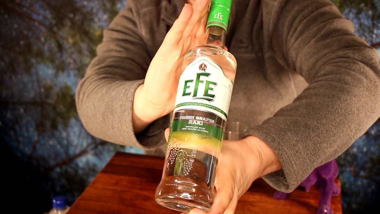 tasting EFE Rakı - YouTube