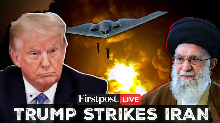 Trump Bombs Iran LIVE: Trump's Address to Nation | Trump Attacks Iran | US Attacks Iran |Israel Iran