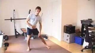 3D stretching of the Hamstring in the Frontal plane